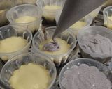 Foto langkah ke 8 dari resep Bolu Ketan Hitam Lapis Keju.