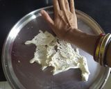 A picture of step 3 of Roshogolla.