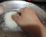 A picture of step 3 of Homemade Mawa ladoo.