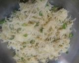 A picture of step 3 of Falhari cheesy rostie.