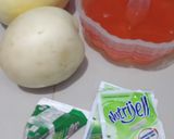 Foto langkah ke 1 dari resep Es Kuwut Timun suri + jelly daging kelapa muda KW 🤭.