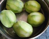 A picture of step 1 of Sweet & Sour Hog Plum Chutney in Bengali twist.
