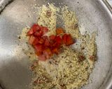 A picture of step 3 of Veg upma.