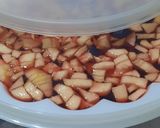Foto del paso 5 de la receta: Postre fresco de gelatina con arándanos, manzana y frutillas
