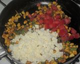 A picture of step 4 of Sweet Corn and Paneer Quesadillas with Salsa and Guacamole.