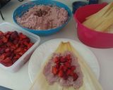 Foto del paso 3 de la receta: Tamales dulces de fresa