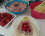 Foto del paso 3 de la receta: Tamales dulces de fresa