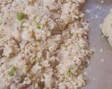 A picture of step 4 of Poha peas tikki.
