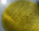 A picture of step 2 of Gobhi with methi.