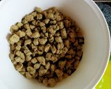 Zöldbabos szójakocka pörkölt recept fázis 1 fotója