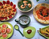 Hình bước làm 7 của món Cơm nhà nhiều món