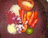 Foto langkah ke 1 dari resep Sambal terasi jeruk limo.