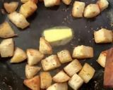A picture of step 3 of Herbed croutons.