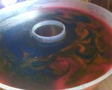 Foto langkah ke 3 dari resep Puding Roti Tawar Rainbow.