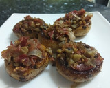 Foto del paso 5 de la receta: Champiñones a la plancha con jamón