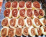 Pihe-puha kakaós és fahéjas csigák recept fázis 7 fotója