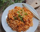 Foto langkah ke 4 dari resep Spaghetti goreng saos tomat.