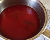 A picture of step 5 of Hibiscus-tender coconut cooler.