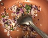 A picture of step 1 of Eggplant /Brinjal Gotsu.