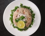 A picture of step 6 of Kodo millet upma.
