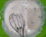 Hình bước làm 1 của món Pancakes mặn nhân xúc xích phô mai