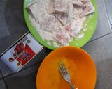 Foto langkah ke 2 dari resep Luncheon goreng tepung.
