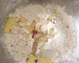 A picture of step 2 of Kaju Katli Mini Puranpoli.