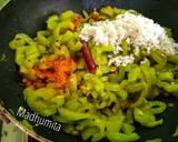 Snake gourd masala fry recipe step 8 photo