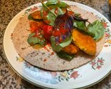 Une image de l'étape 8 de 🌮Wraps 🫔poulet 🍗 légumes 🍆🍠🌽🍅🫑 du soleil 🌶️.
