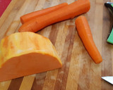 Foto del paso 1 de la receta: Bizcocho integral de calabaza y zanahoria con toque de cacao