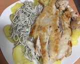 Foto del paso 5 de la receta: Mero con gulas y patatas