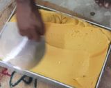 நெய் மைசூர் பாகு(ghee mysorepak recipe in tamil) ரெசிபி ஸ்டேப் 8 புகைப்படம்