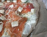 Une image de l'étape 4 de Pizza saumon frais #novembre.