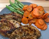 Foto langkah ke 7 dari resep Grilled Chicken with Veggies - Ayam Panggang dengan Sayur Tanpa Oven.