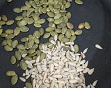 A picture of step 1 of Pumpkin seeds mukhvas.