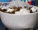 A picture of step 4 of Moong Nadiya(MoongCoconut).