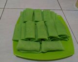 Foto langkah ke 6 dari resep Dadar Gulung Isi Unti Kelapa.