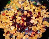 A picture of step 2 of Carrot Beet sabji.