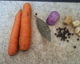 A picture of step 1 of Carrot Ginger Soup.