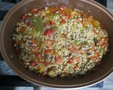 Slow cooker 🕰️ jambalaya 🌶️ magyaros 🇭🇺 változat darált hússal🍖és erdei 🌲 gombával 🍄 recept fázis 10 fotója