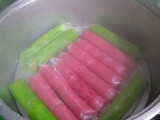 Kue janda/pisang lapis singkong
