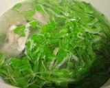 Hình bước làm 2 của món Canh cải con nấu xương gà tép khô