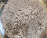 A picture of step 1 of Kuttu Kachori.
