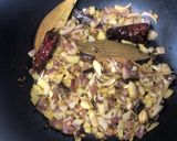 A picture of step 5 of Echorer Muri Ghonto (Green Jackfruit Cooked with Basmati Rice - Bong Style).