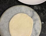 A picture of step 8 of Hummas and Petta Bread.