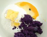 Foto langkah ke 3 dari resep Donat ubi ungu lembut.