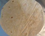 A picture of step 4 of Chicken and Rice Burrito.