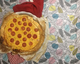 Foto del paso 5 de la receta: Pastel de hojaldre con jamón york, queso y tomatitos cherry para niños 👦🏻👶🏼