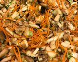 Foto do passo 6 de Filé de bacalhau na crosta de champignon e legumes