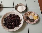 A picture of step 1 of Hibiscus (zobo) drink.